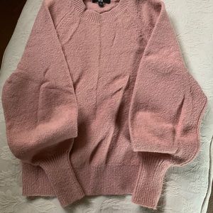 Ballon Sleeve cotton sweater